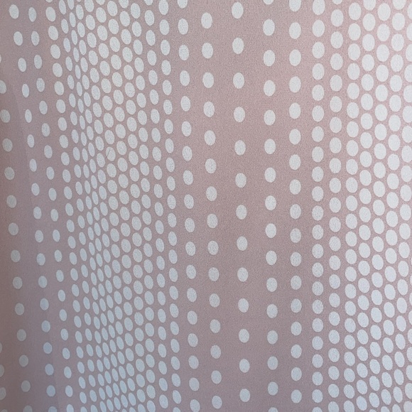 T Tahari Pink White Polka Dot Tank Blouse S - Picture 4 of 8